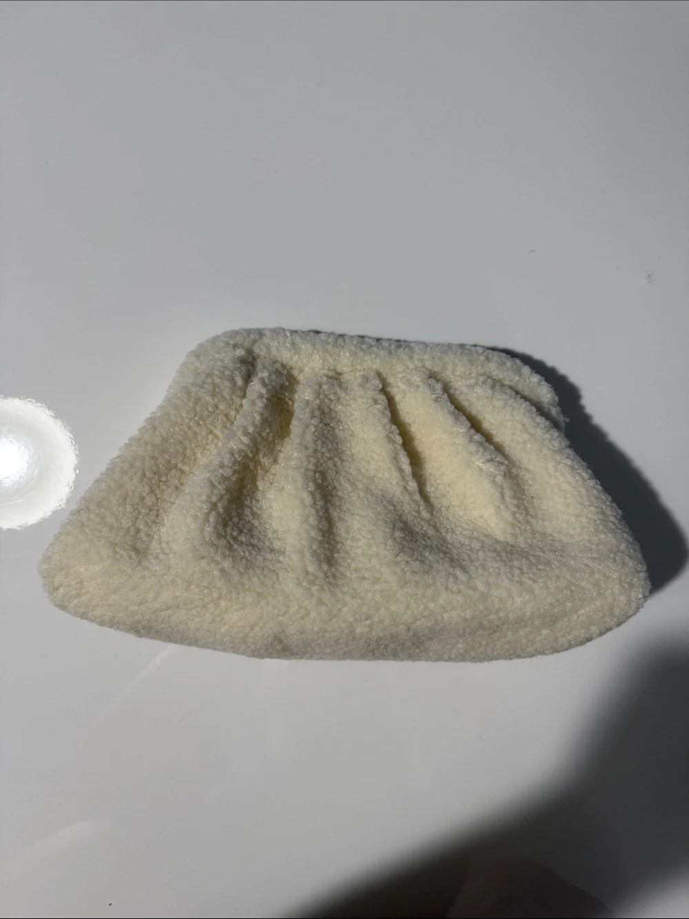 Shiraleah  Chicago Cream Sherpa Clutch